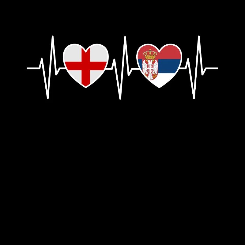 Angleterre et Serbie Drapeau serbe Drapeaux