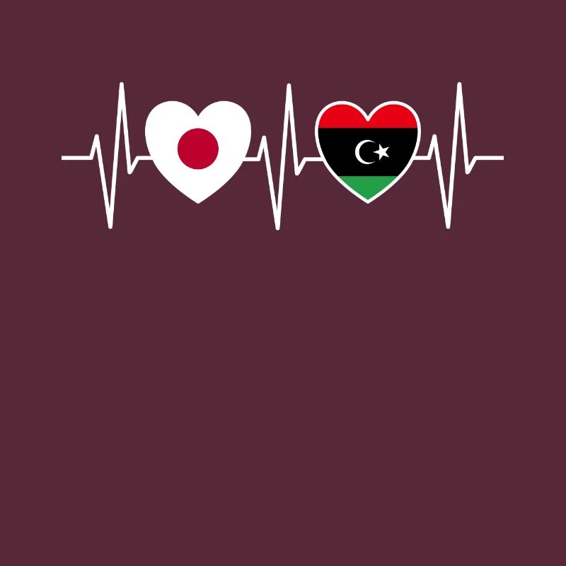 Japon et Libye Drapeau libyen Drapeaux