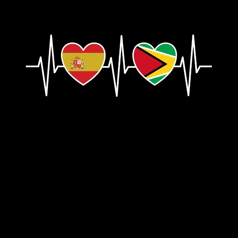 Espagne et Guyana Drapeau guyanais Drapeaux