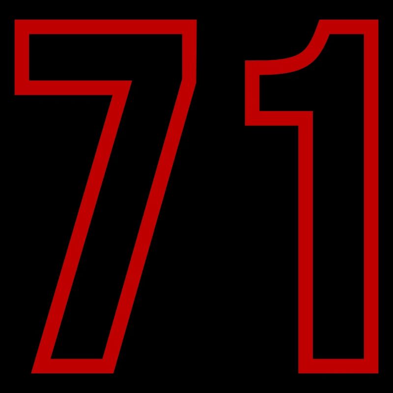 71 Number Years Jersey