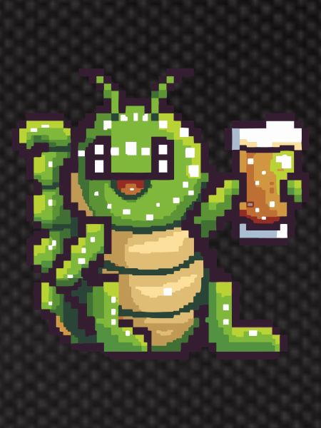 ver bière pixel