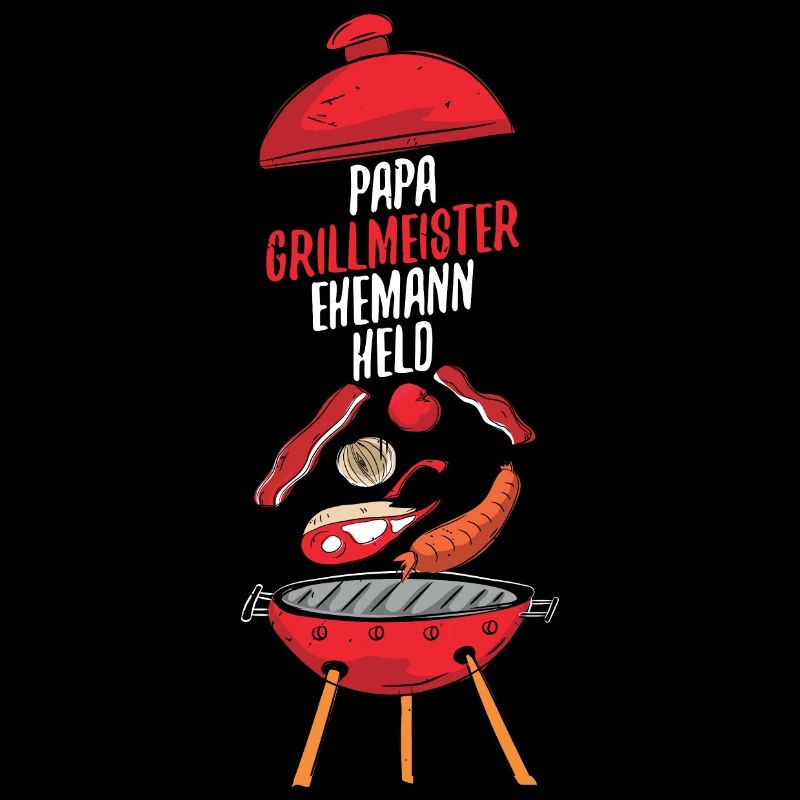 Papa Grillmeister Ehemann Held
