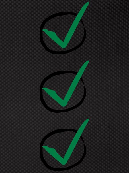 Three Checkmarks