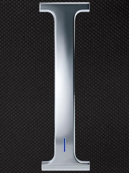 Chrome ,, I " Metallic