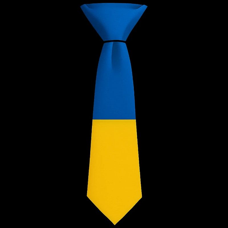 Blau-gelber Farbblock bindet