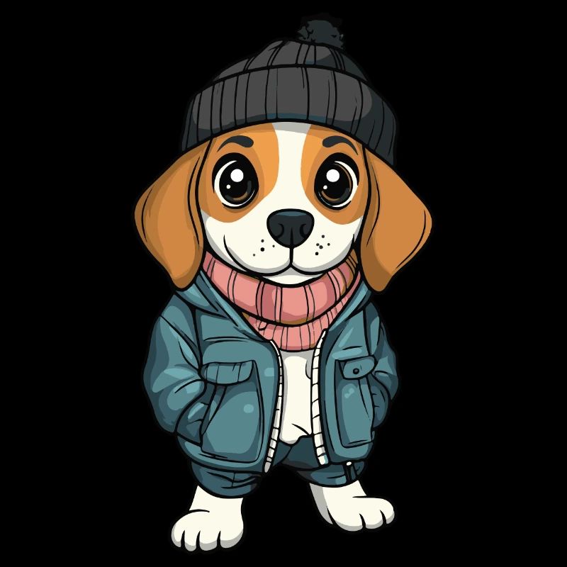 Beagle chien élégant