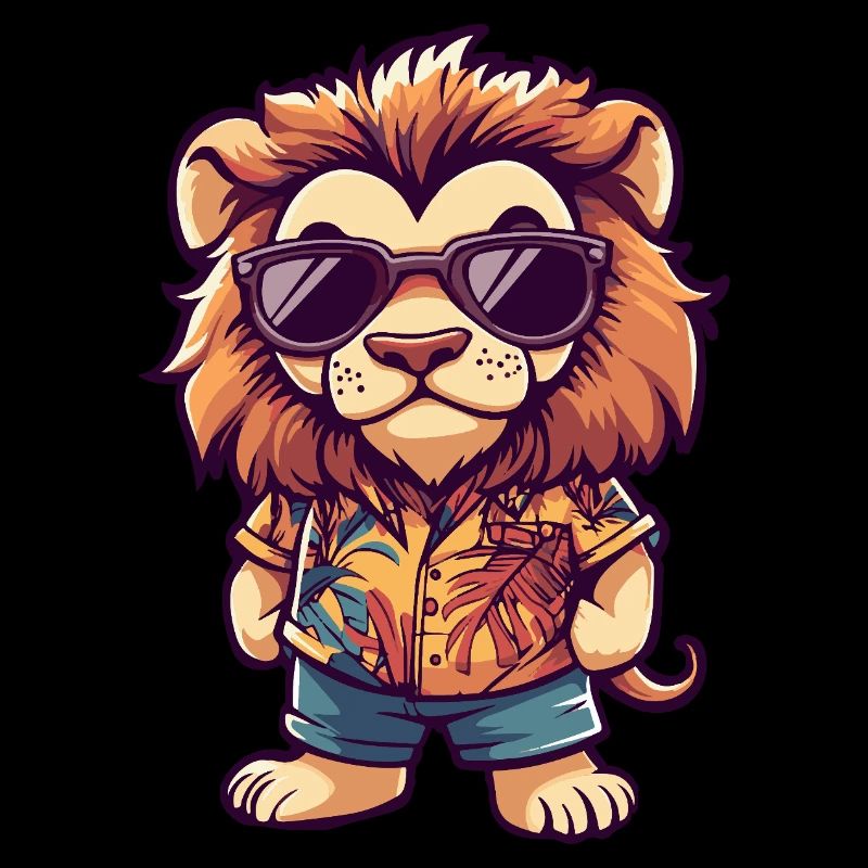 Lion Bande dessinée Vacances
