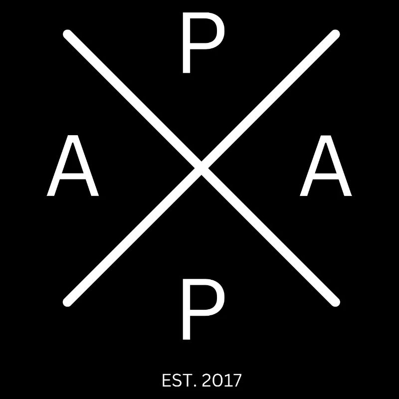 Papa Est. 2017 Vatertag Geschenk