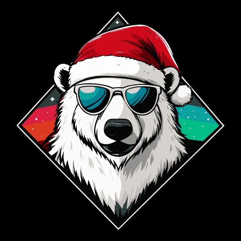 Polar Bear Christmas Cool Polar Bear