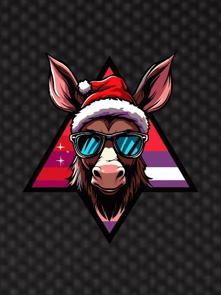 Donkey Christmas Cool