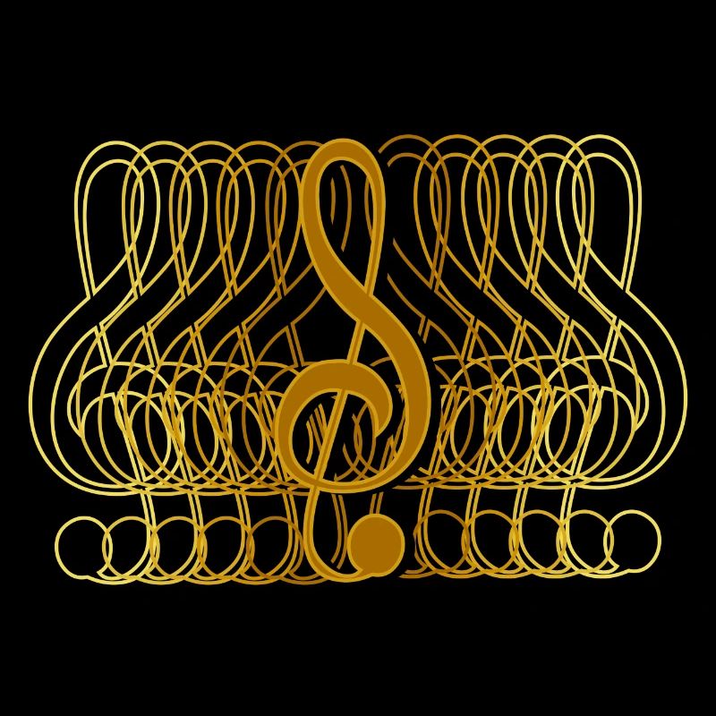 Clef cool gradient, fade, gradient