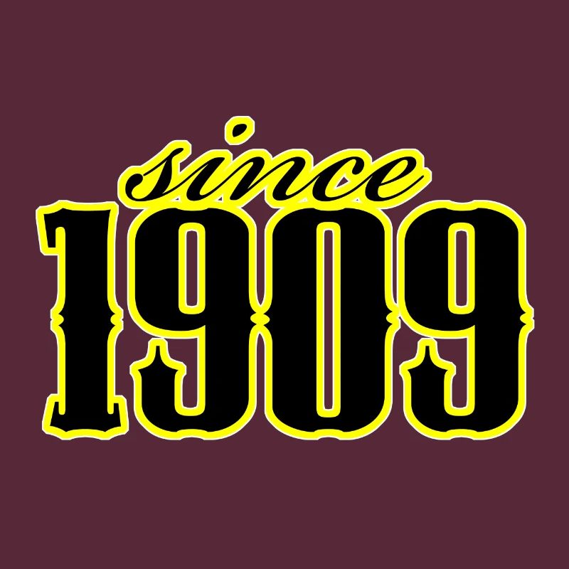 since 1909 (black)