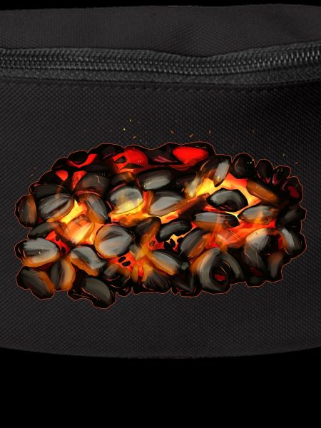 glowing coals
