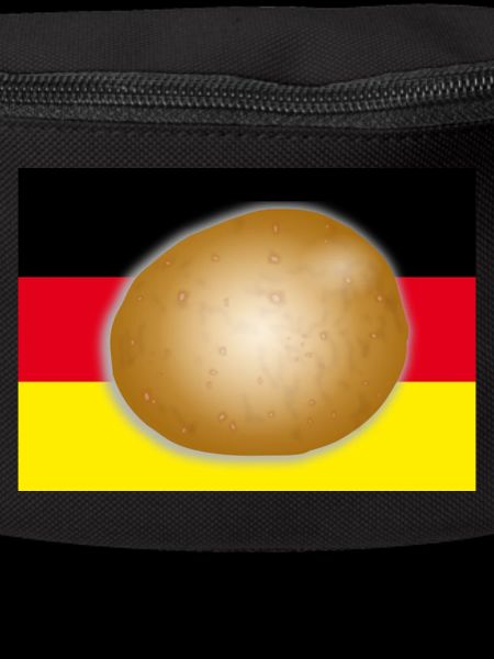 Germany flag potato