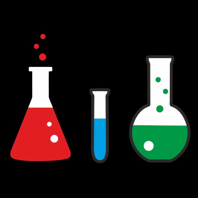 Laboratory flasks, science, chemistry