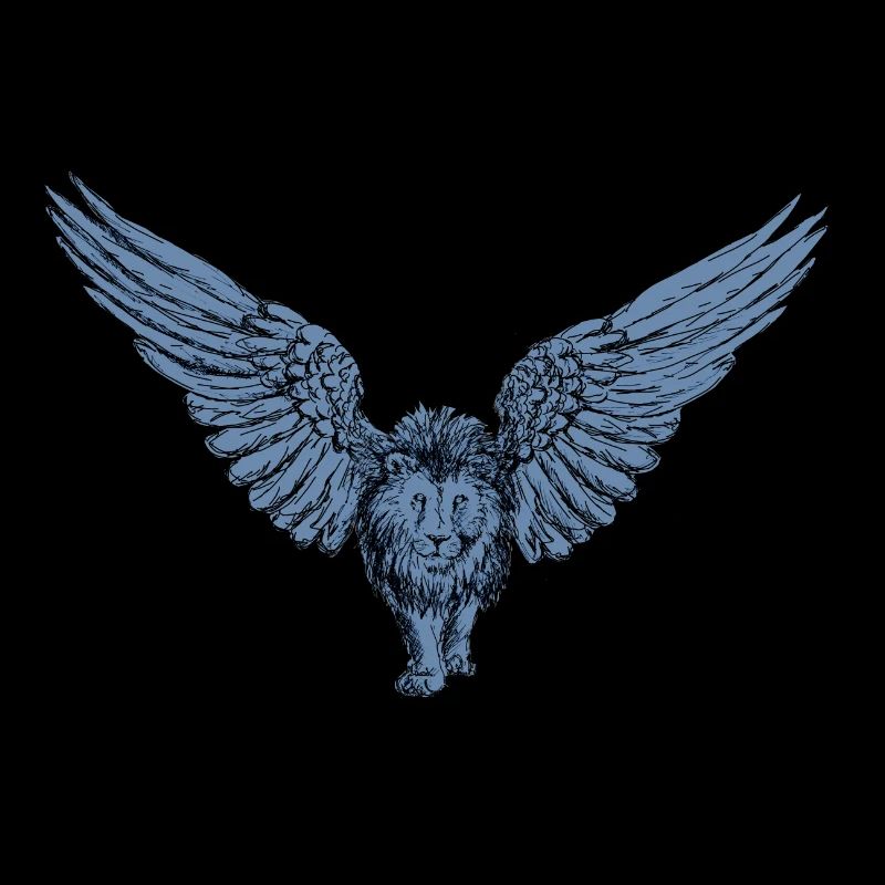 Lion blue