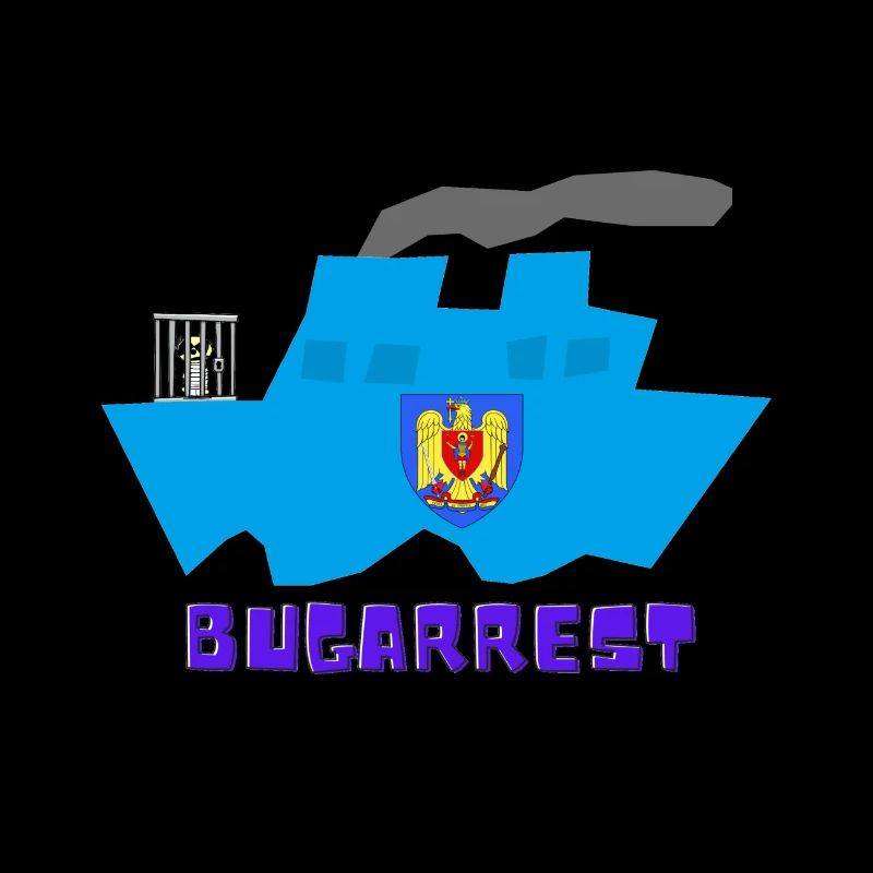 Bukarest vs Bugarrest, eingesperrt vorn auf Schiff