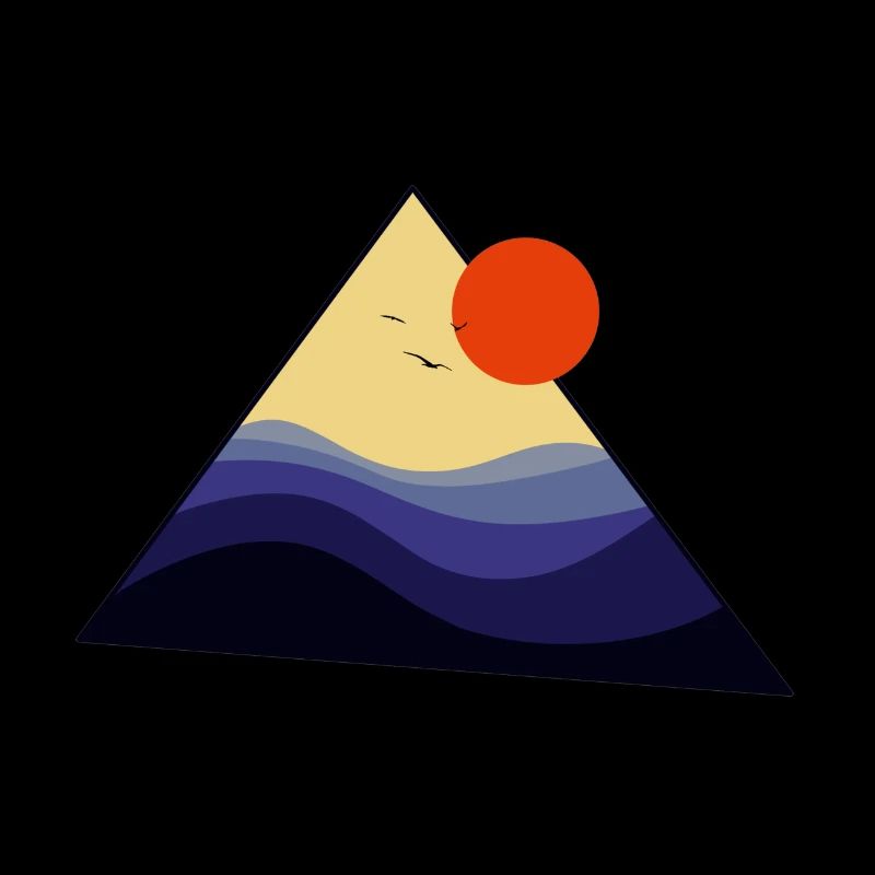 Triangle Coucher de soleil