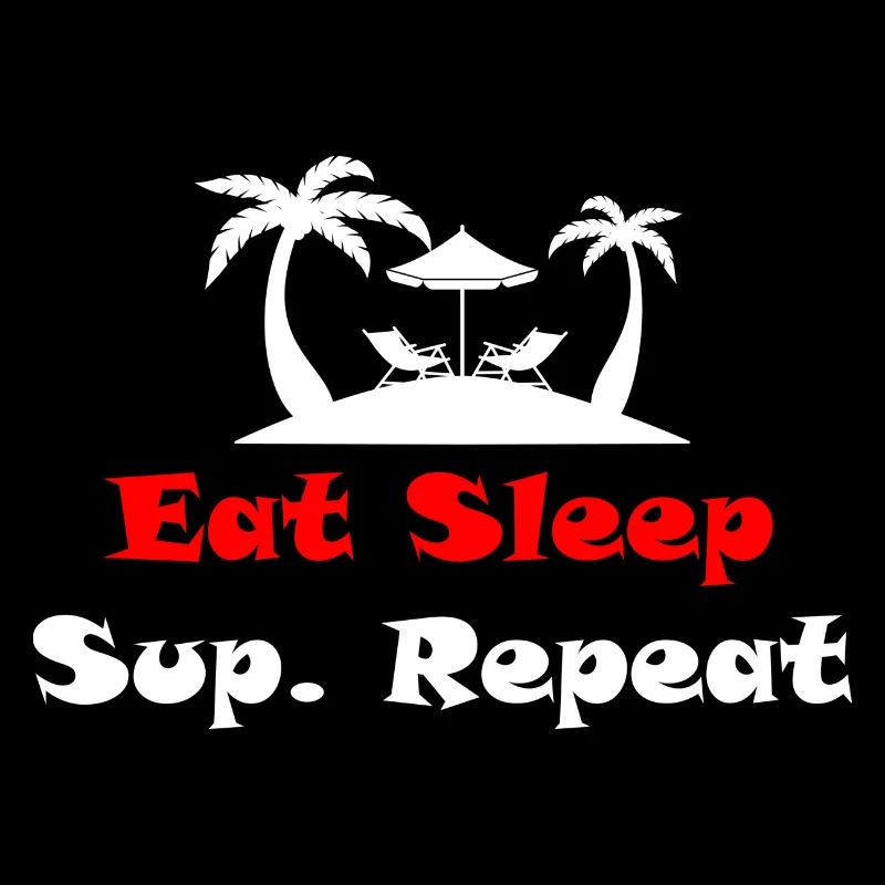 Skateboard SUP Surfen