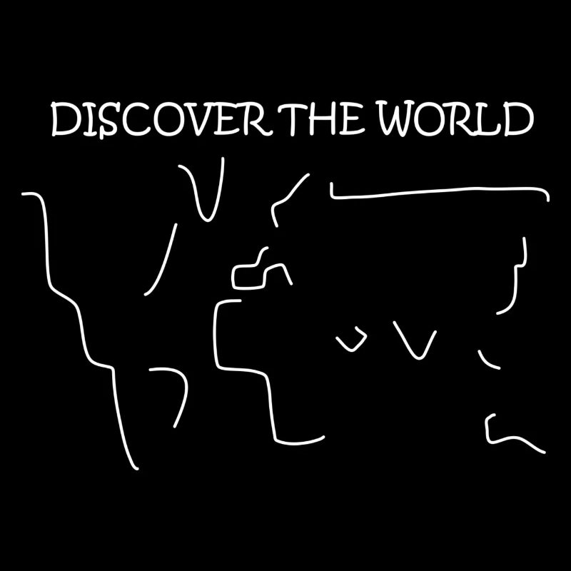 World map "Discover the World"