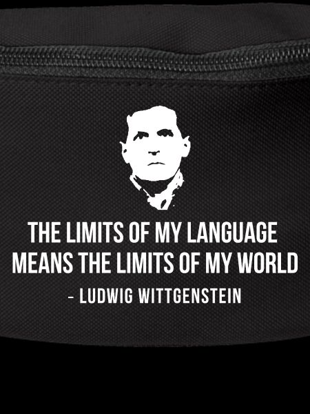 Language Limits World-Zitat von Wittgenstein