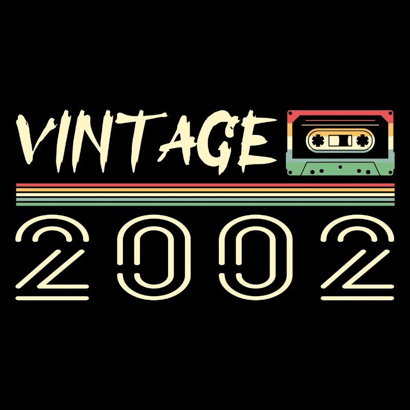 2002 Original 2002 Retro Birthday Gift 2002