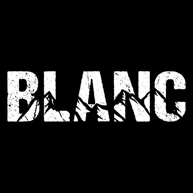 Blanc Vintage Alps Mountain