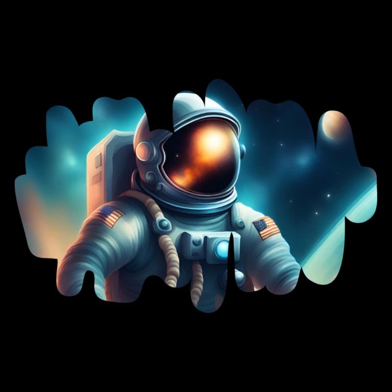 Astronaute dans le cosmos