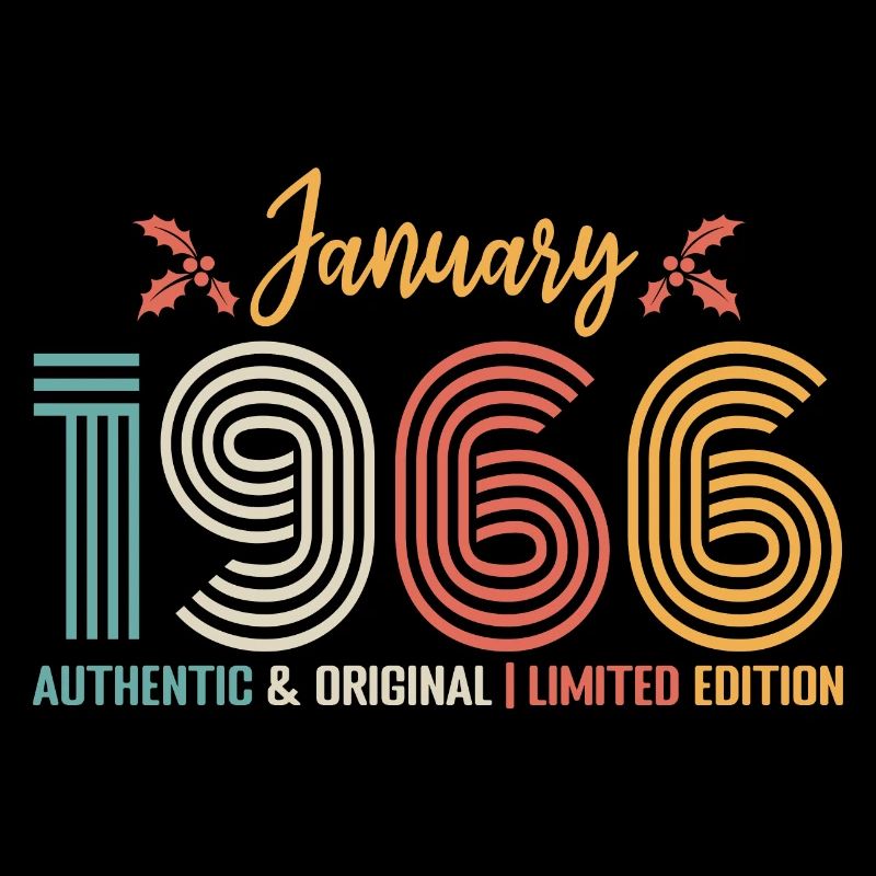 Janvier 1966 anniversaire Janvier 1966 rétro