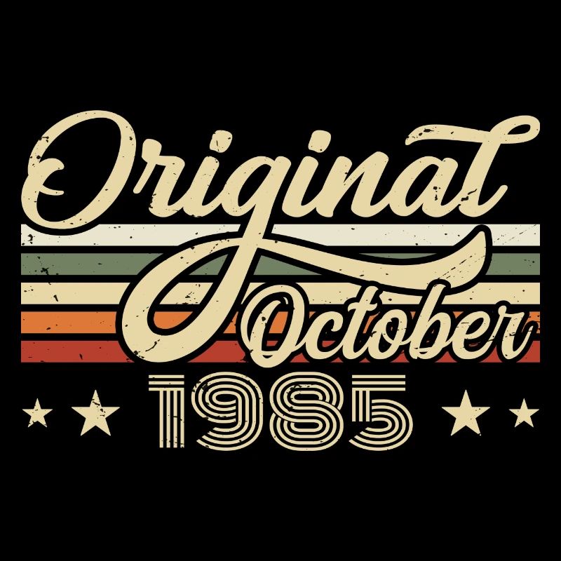 October 1985 Birthday in October - October 1985