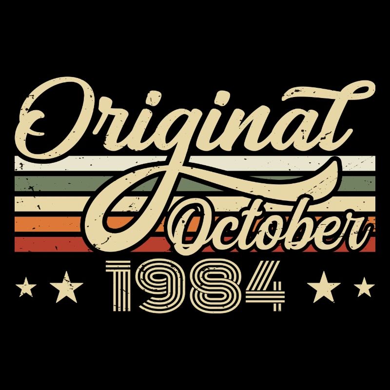 October 1984 Birthday in October - October 1984