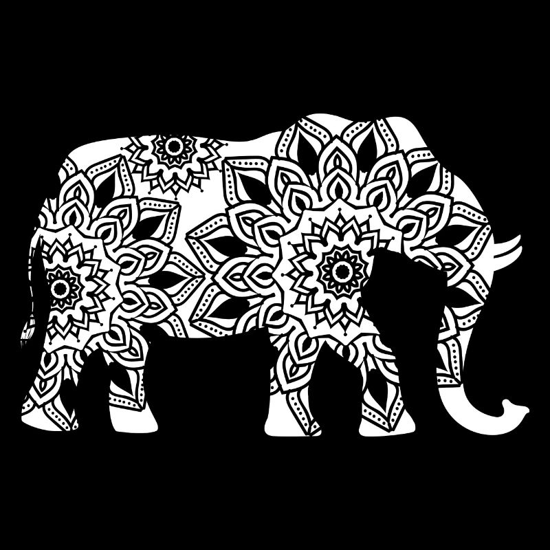 Elephant Mandala Elephant Mediation Yoga Esotericism
