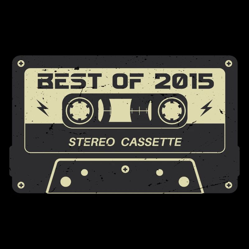 Retro Kassette 2015 vintage 2015 Geburtstag 2015