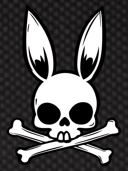 Bunny Head Skull Skull
