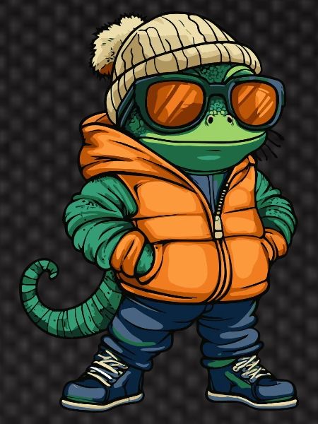Chameleon Winter Comic