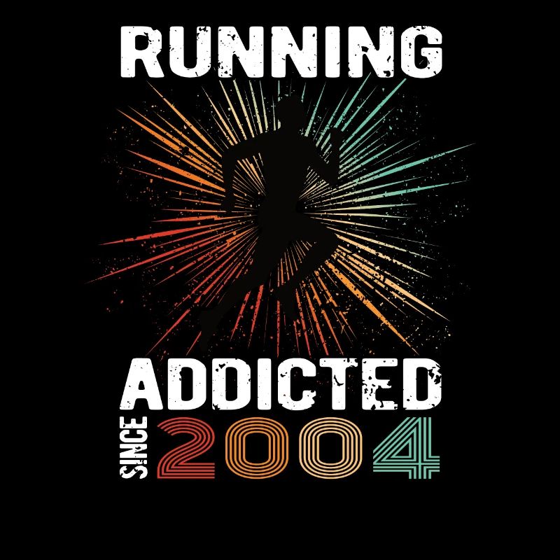 Running Vintage Running Addicted runner jogger 2004