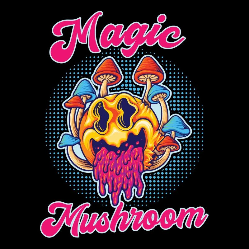 Magic Mushroom Psychedelic Art