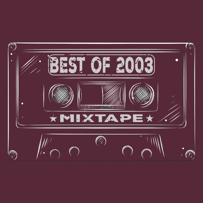 2003 Geburtstag Mixtape Kassette Retro