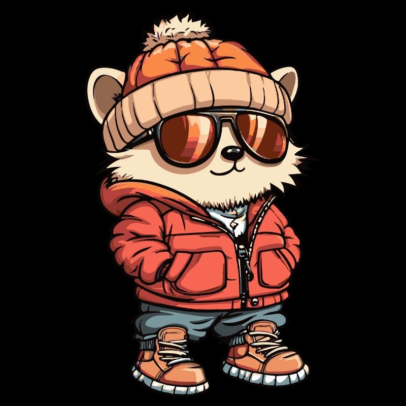Igel Winter Comic