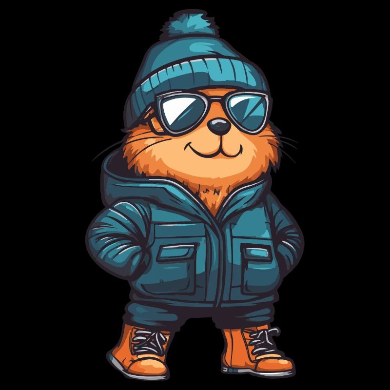 Biber Winter Comic