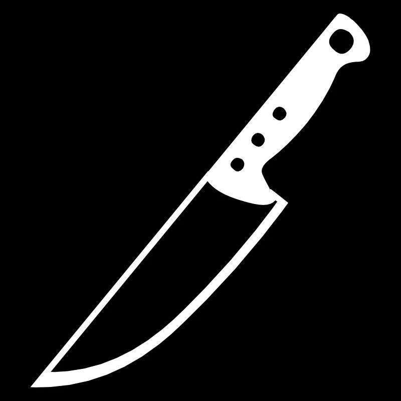 Langes scharfes Messer