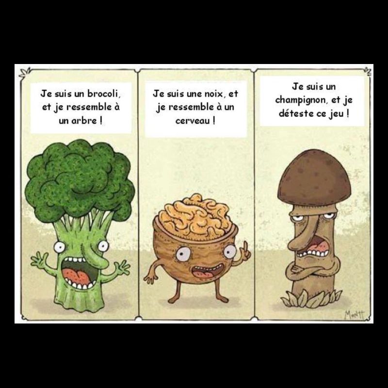 Joke between vegetables
