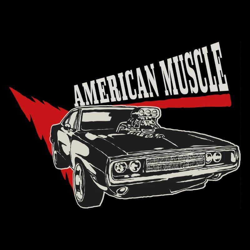 American Muscle Car Dogde Charger V8 compressor 3