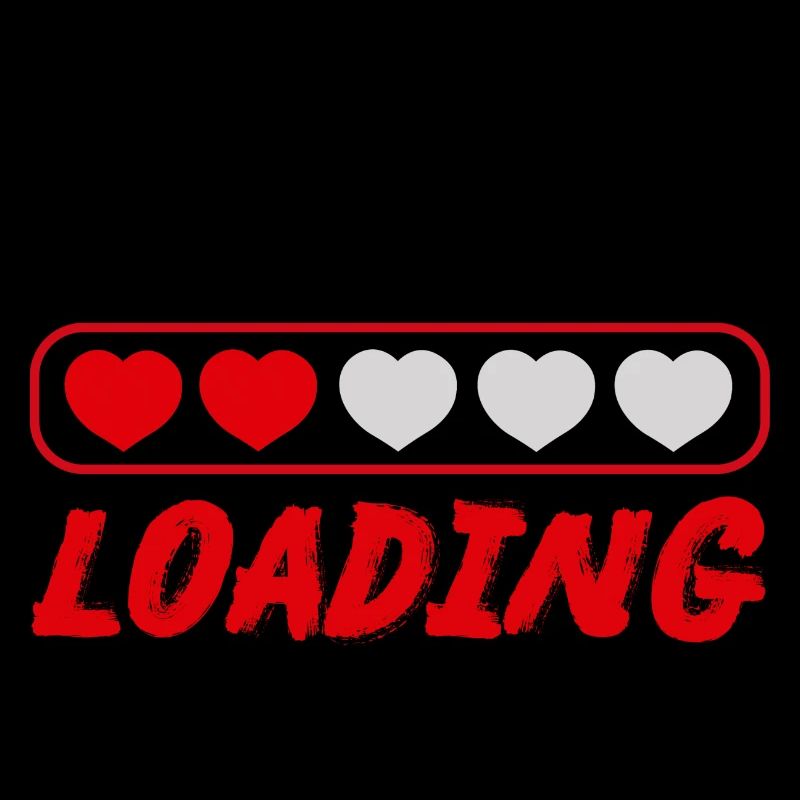 baby loading funny heart loading bar