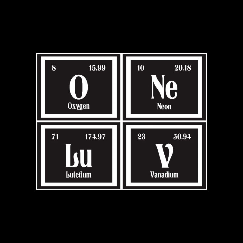 One Love | Periodensystem der Elemente