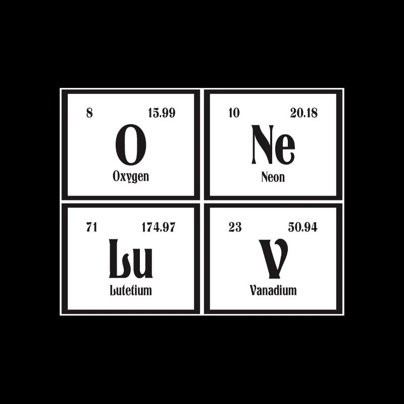 One Love | Periodensystem der Elemente