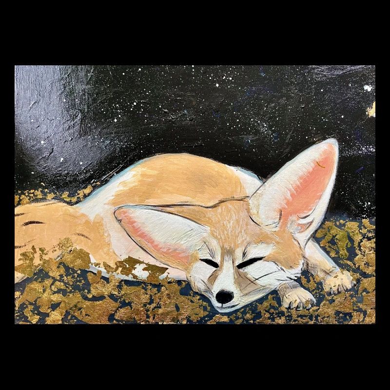 RestingDesertFox