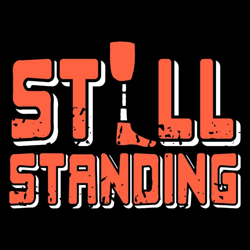 Still Standing Cool Retro Prosthesis T-Shirt