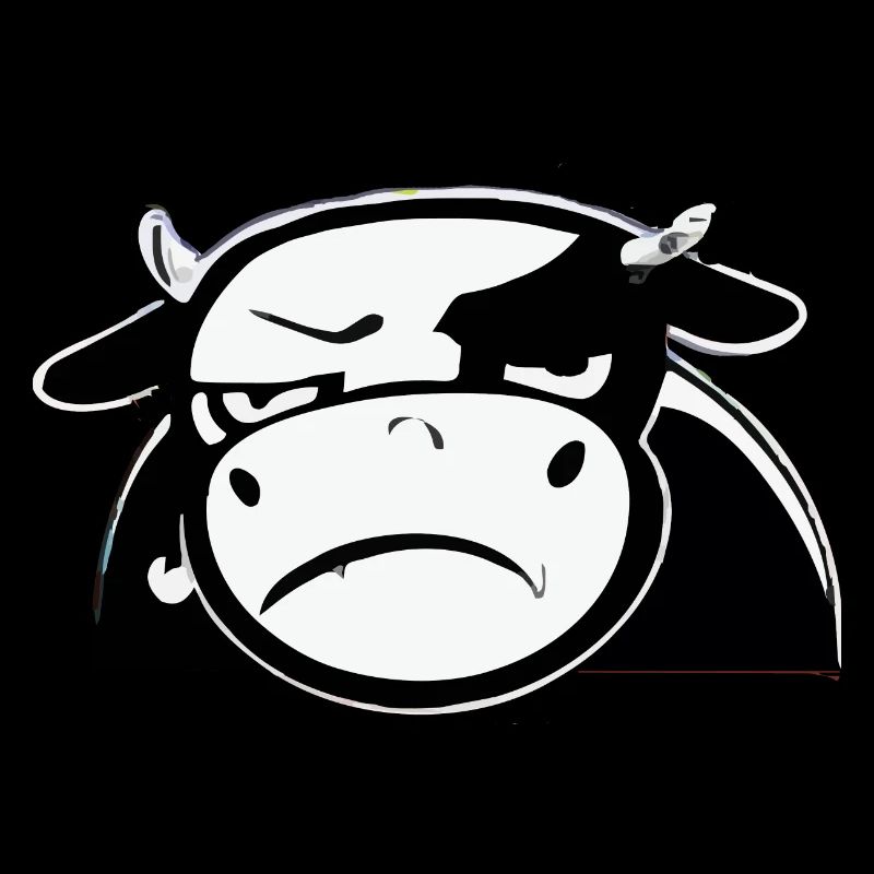 Dub the grumpy cow