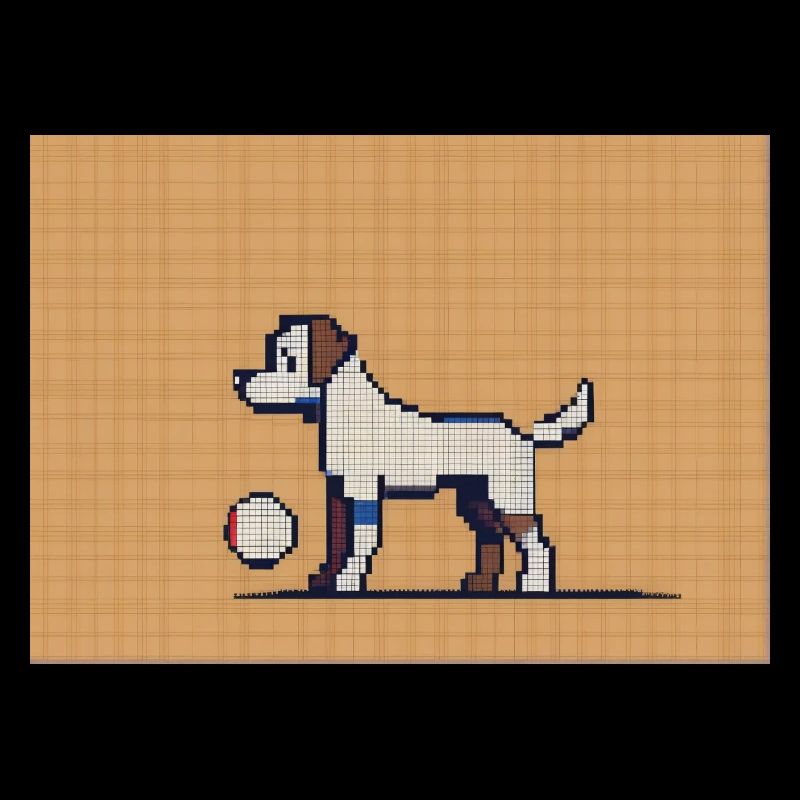 Chien pixel